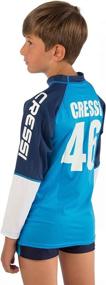 img 3 attached to 👕 Cressi Youth Long Sleeve Rash Guard - Ideal for Swimming, Surfing, Diving | Cressi Quality Since 1946