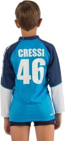 img 2 attached to 👕 Cressi Youth Long Sleeve Rash Guard - Ideal for Swimming, Surfing, Diving | Cressi Quality Since 1946