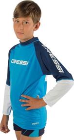 img 1 attached to 👕 Cressi Youth Long Sleeve Rash Guard - Ideal for Swimming, Surfing, Diving | Cressi Quality Since 1946