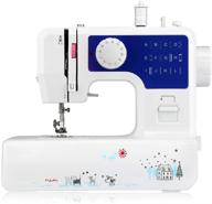 aodd sewing machine: household portable electric mini with 12 stitches for fabric sewing, diy projects, easy operation - durable & travel-friendly (blue) logo