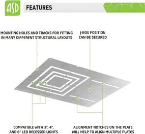 img 2 attached to ASD Construction Mounting Asymmetric Square