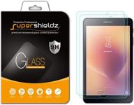 📱 supershieldz 2 pack tempered glass screen protector for samsung galaxy tab a 8.0 inch (2017) (sm-t380 model) - anti scratch, bubble free logo