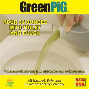 img 2 attached to 🚽 Quick-Acting Emergency Formula for Septic Tanks - GREEN PIG Septic Tank Treatment Effectively Clears Clogs, Boosts Performance, and Restores Leach Lines and Fields - 1 Gallon