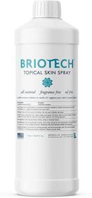img 4 attached to 🌊 BRIOTECH HOCl Skin Spray: Tattoo & Piercing Aftercare, Sea Salt Cleansing Solution, Natural Saline Toner, Hypochlorous Acid Facial Mist, Skin Care Relief for Bumps, Scars & Blemishes