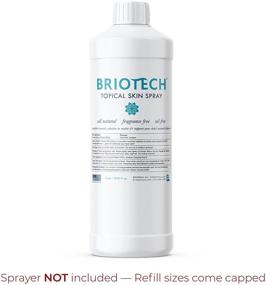 img 3 attached to 🌊 BRIOTECH HOCl Skin Spray: Tattoo & Piercing Aftercare, Sea Salt Cleansing Solution, Natural Saline Toner, Hypochlorous Acid Facial Mist, Skin Care Relief for Bumps, Scars & Blemishes