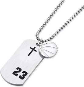 img 2 attached to Godcow Basketball Necklace Remember Stronger