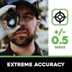 img 1 attached to Pro Vision Golf Rangefinder with Slope, 8X Zoom, 800 Yards - Waterproof Range 🏌️ Finder Golfing with 3 Modes, Adjustable Lens - Golf Distance Yardage Device: BACK 2 BASICS GOLF