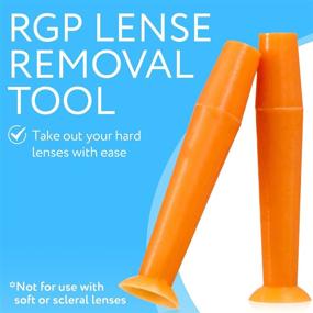 img 3 attached to 👀 Convenient 10-Pack Hard Contact Lens Remover Tool for RGP Lenses - Easy Eye Contact Removal with Suction Cup Plunger