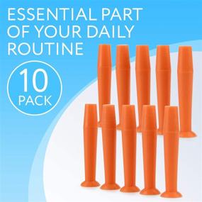 img 2 attached to 👀 Convenient 10-Pack Hard Contact Lens Remover Tool for RGP Lenses - Easy Eye Contact Removal with Suction Cup Plunger