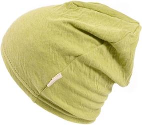 img 4 attached to Organic Cotton Beanie for Baby Boys - Soft Slouchy Cap for Infant Girls, Made in Japan