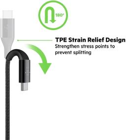 img 1 attached to 🔌 Enhanced Belkin MIXIT DuraTek Kevlar USB-C (USB Type C) to USB-C Cable, 4 Feet (Silver)