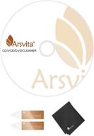 arsvita arcd-03 laser lens cleaner: safe & effective cleaning set for cd/vcd/dvd players logo