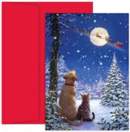 🎄 masterpiece studios holiday collection: 18 cards with envelopes - and to all a goodnight 897500 logo
