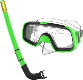 img 1 attached to Explore the Underwater World with Herbalcandybox Children Kids Swimming Diving Snorkel Set!