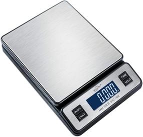 img 3 attached to Weighmax W-2809: Heavy-Duty Stainless Steel Digital Postal Scale, 90 📦 LB X 0.1 OZ - Ideal for Shipping with AC Adapter
