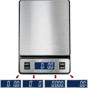 img 2 attached to Weighmax W-2809: Heavy-Duty Stainless Steel Digital Postal Scale, 90 📦 LB X 0.1 OZ - Ideal for Shipping with AC Adapter