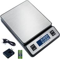 weighmax w-2809: heavy-duty stainless steel digital postal scale, 90 📦 lb x 0.1 oz - ideal for shipping with ac adapter logo