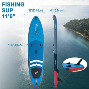 img 3 attached to 🏄 Adults' Freein SUP Inflatable Stand Up Paddle Board Package - High-Quality iSUP