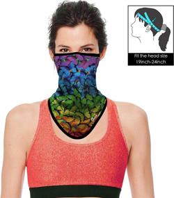 img 3 attached to Obacle Bandana Face Mask: Stylish, Comfortable Neck Gaiter 😷 with Ear Loops - Perfect Face Cover for Men and Women