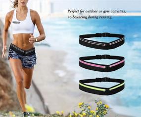 img 1 attached to 🏃 EngYen Running Belt: Stylish iPhone Holder & Fanny Pack for Workout, Available in Multiple Colors