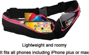 img 3 attached to 🏃 EngYen Running Belt: Stylish iPhone Holder & Fanny Pack for Workout, Available in Multiple Colors