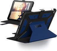 📱 uag metropolis rugged heavy duty protective cover for ipad 10.2-inch (9th gen, 2021) & (8th gen, 2020) - multi-angle viewing stand with pencil holder, cobalt logo