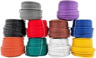 🔌 gs power 16 gauge stranded copper clad aluminum primary wire assortment for car audio amplifiers: 10 color combo, 50ft rolls logo