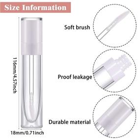 img 3 attached to 💄 Refillable Lipstick Cosmetic Container for Toiletries