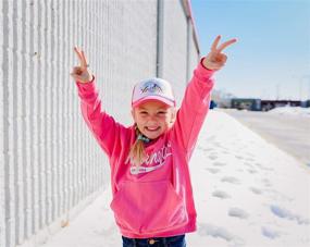 img 2 attached to JP DOoDLES Unicorn Hat Kids Trucker Hat 🦄 with Baseball Mesh Back, Ideal for Babies, Toddlers, and Youths