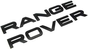 img 2 attached to 1Комплект 3D Накладка на капот с буквами Sports Line, эмблема для автомобиля Range Rover, наклейки с логотипом (матово-черный)
