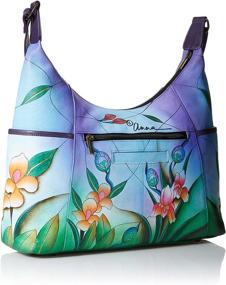 img 3 attached to 🌿 Anna Anuschka Original Organizer Succulent Women's Handbags & Wallets: Stylish and Functional Hobo Bags