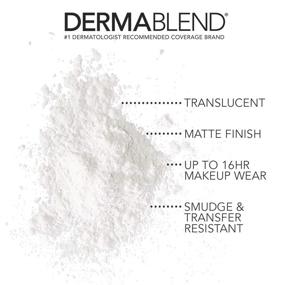 img 2 attached to 💫 Dermablend Loose Setting Powder - Face Makeup & Finishing Powder for Light, Medium, and Tan Skin Tones, Mattifying Finish, Shine Control - 1oz