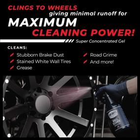 img 1 attached to 🚗 CAR GUYS Wheel Cleaner - Advanced Rim and Tire Cleaner to Eradicate Brake Dust and Grime - Suitable for Various Surfaces including Alloy, Chrome, Aluminum, and More - 18 Oz