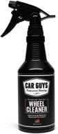 🚗 car guys wheel cleaner - advanced rim and tire cleaner to eradicate brake dust and grime - suitable for various surfaces including alloy, chrome, aluminum, and more - 18 oz logo