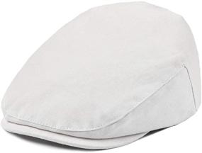 img 4 attached to 👶 JANGOUL Baby Boy's Cotton Hat: Stylish Fully Lined Driver Page Boy Cap