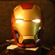 🔊 wireless iron man helmet bluetooth speaker with light up led - gfday wireless avengers marvel edition logo