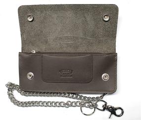 img 4 attached to 🏍️ Biker Wallet Premium Leather Chain: The Perfect Men's Accessory for Motorcycle Enthusiasts