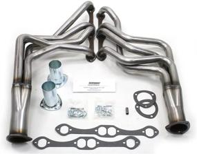 img 1 attached to 🚀 High Performance Patriot Exhaust H8047 1 5/8” Exhaust Header for Small Block Chevrolet 67-71 Raw - Achieve Optimal Engine Efficiency!