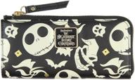 🎃 disney nightmare before christmas jack skellington zero oogie boogie wallet with full zipper logo