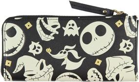 img 3 attached to 🎃 Disney Nightmare Before Christmas Jack Skellington Zero Oogie Boogie Wallet with Full Zipper