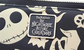 img 1 attached to 🎃 Disney Nightmare Before Christmas Jack Skellington Zero Oogie Boogie Wallet with Full Zipper