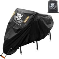 🏍️ enhanced clawscover 114 inch xxxl motorcycle covers - waterproof all-season uv protection for touring bikes and scooters - including storage bag - ideal accessories for harley davidson, honda, kawasaki, yamaha, suzuki logo