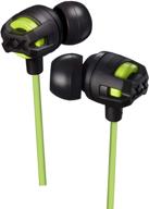 xtreme xplosives series headphone with remote and mic green (hafx103g) logo