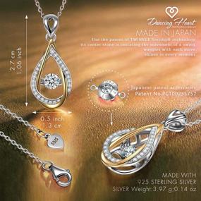 img 3 attached to 🎄 Christmas Jewelry Gifts: 925 Sterling Silver Fine Jewelry for Women | DANCING HEART