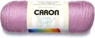 caron h97col0005 simply soft collection yarn, 6oz, medium weight (gauge 4), 100% acrylic - blackberry - machine washable & dryable logo