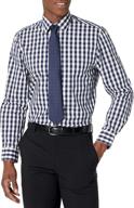 👔 nick graham men's large gingham sleeve clothing & shirts logo