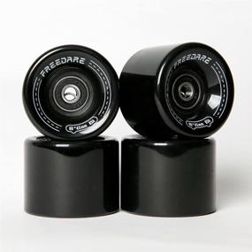 img 4 attached to FREEDARE Skateboard Bearings Spacers Cruiser