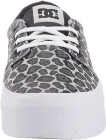 img 3 attached to DC Womens Trase Platform Leopard Women's Shoes for Athletic