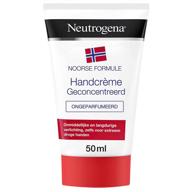 💧 neutrogena norwegian formula concentrated unscented hand cream 50ml: effective moisturization in a compact size logo