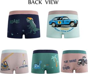 img 2 attached to 🦖 HLMBB Dinosaur Toddler Underwear Training | Boys' Clothing for Easy Potty Training
